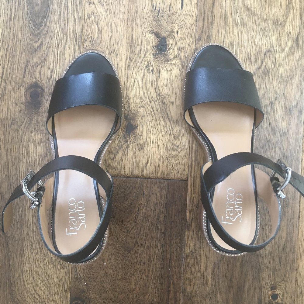 Black Franco Sarto Havana Heeled Sandals